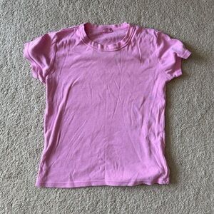 Brandy Melville/ John galt pink tee/top